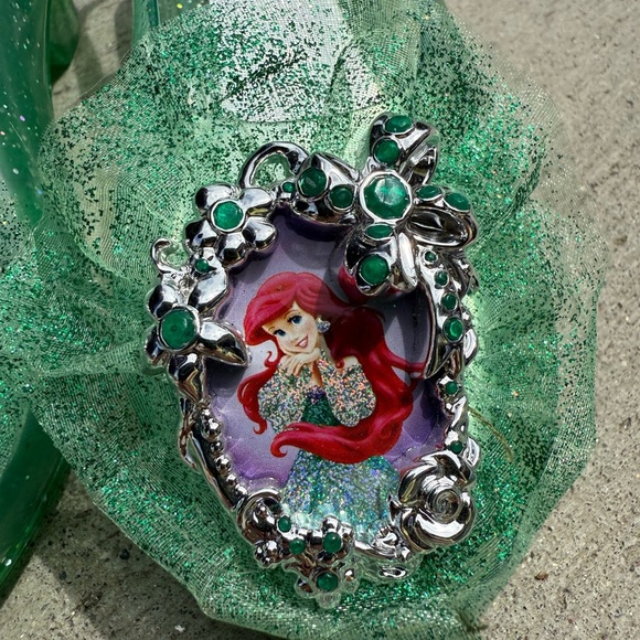 Disney Ariel heeled jelly-like shoes with Rhinestone Embellishments - Picture 3 of 5